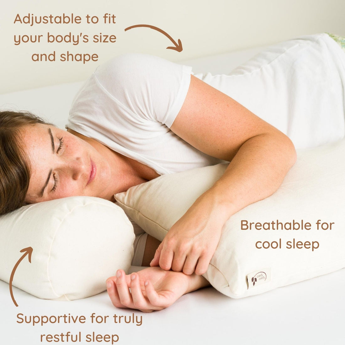 ComfySleep Buckwheat Hull Pillow