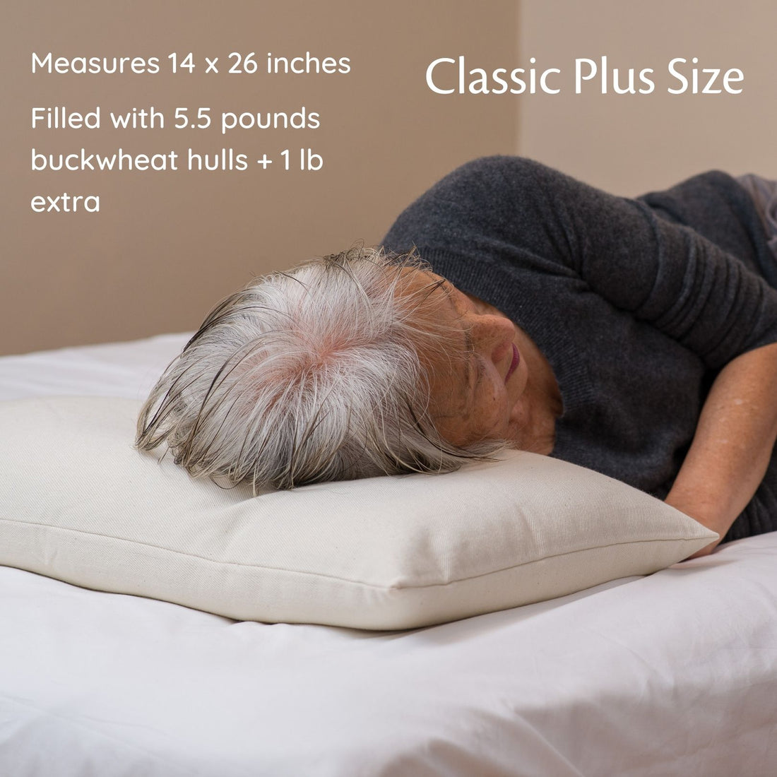 ComfySleep Buckwheat Hull Pillow