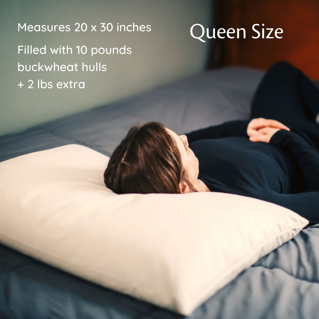 ComfySleep Buckwheat Hull Pillow