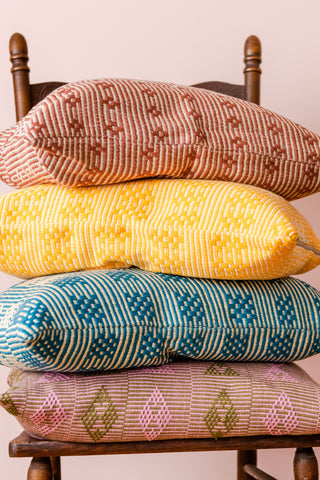 ComfyComfy and Stitch Buffalo make beautiful and functional buckwheat hull cushions 